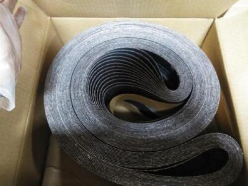 DESCRIPTION: (2) BOXES OF CLOTH BELTS BRAND/MODEL: NORTON INFORMATION: MUST COME INSPECT FOR SIZE, SIZING ISN'T LISTED SIZE: RESIN BOND CERAMIC 36 RET
