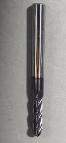 (5) SOLID CARBIDE BALL NOSE END MILL