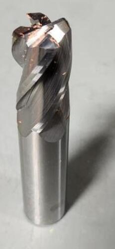 (2) SOLID CARBIDE CORNER CHAMFER/RADIUS END MILL