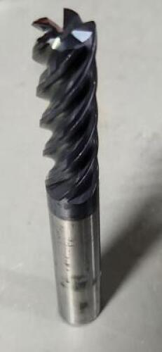 (3) SOLID CARBIDE CORNER RADIUS END MILL