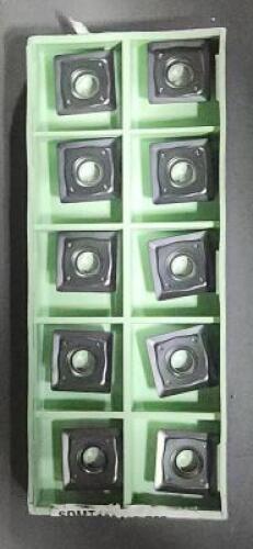 DESCRIPTION: (20) SDMT CARBIDE MILLING INSERTS BRAND/MODEL: WALTER SDMT120408-F57 WSM35S RETAIL$: $19.94 PER INSERT QTY: 20