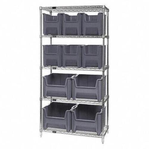 (1) BIN SHELVING