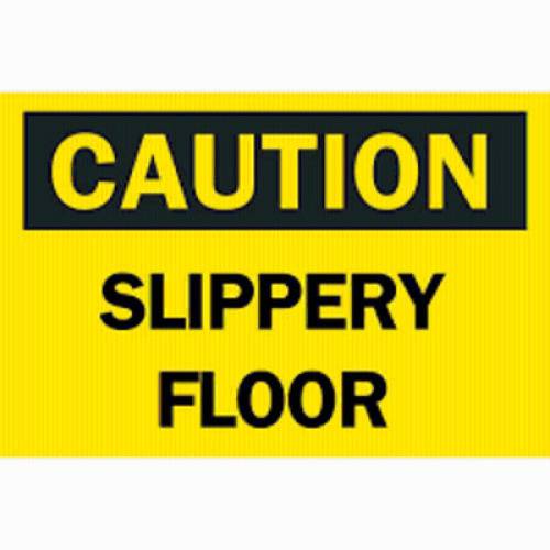 (1) CAUTION SIGN