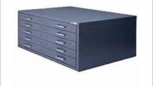 DESCRIPTION: (1) STEEL FLAT C-FILE BRAND/MODEL: MAYLINE/C-FILE INFORMATION: MINOR CONDITION, MUST COME INTO INSPECT/GRAY/5-DRAWERS SIZE: 46-3/4"W X 35