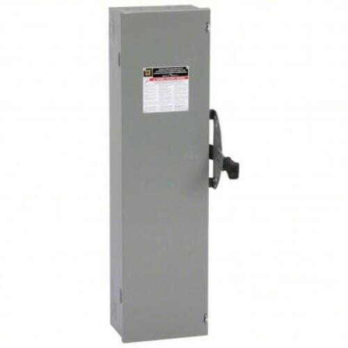 DESCRIPTION: (1) SAFETY SWITCH BRAND/MODEL: SQUARE D #2JWD2 INFORMATION: GALVANIZED STEEL SIZE: FUSIBLE, 100 A, THREE PHASE, 600V AC RETAIL$: $4733.79