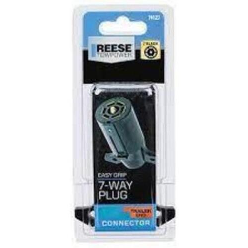 DESCRIPTION: (3) TRAILER PLUG ADAPTER BRAND/MODEL: REESE #74127 INFORMATION: BLACK SIZE: 7 WAY RETAIL$: $12.48 EA QTY: 3