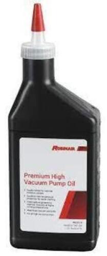 DESCRIPTION: (6) PREMIUM HIGH VACUUM PUMP OIL BRAND/MODEL: ROBINAIR #PN132119 SIZE: 1 PINT RETAIL$: $26.66 EA QTY: 6