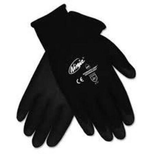 DESCRIPTION: (4) PACKS OF (12) PAIRS OF WORK GLOVES INFORMATION: BLACK SIZE: 100% COTTON RETAIL$: $9.62 PER PAIR QTY: 4