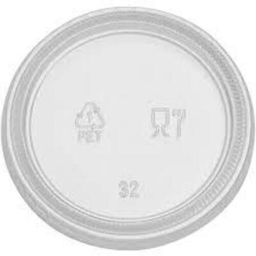 DESCRIPTION: (1) CASE OF (24) SLEEVES OF (100) PLASTIC PROTION CUP LID BRAND/MODEL: DIXIE #PL40CLEAR SIZE: FITS 3.25, 4, 5.5 OZ CUPS RETAIL$: $120.00