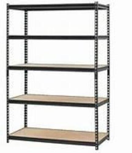 DESCRIPTION: (1) STORAGE RACK BRAND/MODEL: EDSAL #UR245P-BLK INFORMATION: BLACK SIZE: 5 TIER, 48" RETAIL$: $129.99 EA QTY: 1