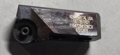 DESCRIPTION: (1) INDEXABLE INSERT CARTRIDGES BRAND/MODEL: KENNAMETAL 1877851 SIZE: 8.375" RETAIL$: $113.59 QTY: 1