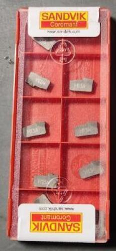 DESCRIPTION: (30) CARBIDE CUT-OFF INSERT BRAND/MODEL: SANDVIK N151.2-300-4E 1125 SIZE: 3MM CUTTING WIDTH RETAIL$: 21.00 PER INSERT QTY: 30