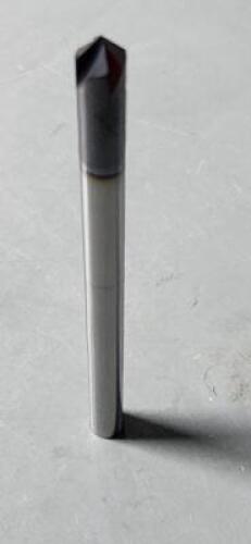 DESCRIPTION: (3) SOLID CARBIDE CHAMFER MILL BRAND/MODEL: ITI 64-8880C SIZE: 3/8" SD 90 DEG RETAIL$: $56.43 QTY: 3