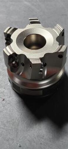 DESCRIPTION: (1) INDEXABLE SHOULDER FACE MILL BRAND/MODEL: HERTEL 6000354 SIZE: 2-1/2" DIA 1" ARBOR 0.551" MAX DEPTH RETAIL$: $521.67 QTY: 1