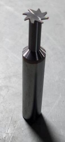 DESCRIPTION: (3) SOLID CARBIDE WOODRUFF KEYSEAT CUTTER BRAND/MODEL: HARVEY 22607-C3 SIZE: 0.5" DIA 0.025" WIDTH 1/2" SD RETAIL$: $122.60 QTY: 3