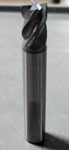 DESCRIPTION: (10) SOLID CARBIDE SQ END MILL BRAND/MODEL: FULLERTON 34554 SIZE: 3/8" DIA 1/2" LOC RETAIL$: 62.26 EA QTY: 10