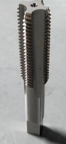 DESCRIPTION: (3) HSS STRAIGHT FLUTE HAND TAPS BRAND/MODEL: GREENFIELD THREADING 15J703 SIZE: M16x2 RETAIL$: 49.52 QTY: 3
