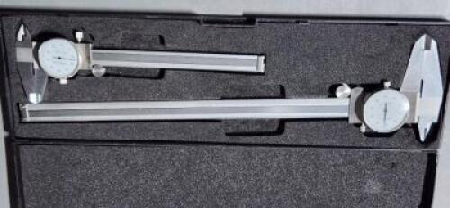 DESCRIPTION: (1) OUTSIDE DIAMETER DIAL CALIPER SET BRAND/MODEL: VALUE COLLECTION 00449199 SIZE: 6" AND 12" RETAIL$: $147.91 QTY: 1