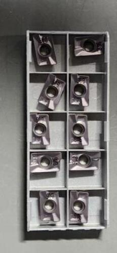 DESCRIPTION: (40) ADKT STYLE CARBIDE MILLING INSERTS BRAND/MODEL: ISCAR HM90 ADKT 1505PDR IC380 RETAIL$: $23.94 PER INSERT QTY: 40