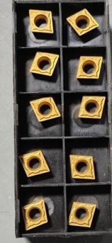 DESCRIPTION: (30) CCMT32.51 CARBIDE TURNING INSERTS BRAND/MODEL: VC CCMT32.51 IG115T-IF RETAIL$: 12.30 PER INSERT QTY: 30