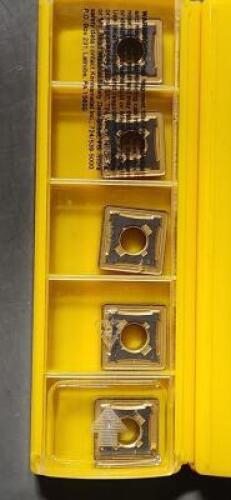 DESCRIPTION: (10) SNMG543RP CARBIDE ROUGHING POSITIVE INSERTS BRAND/MODEL: KENNAMETAL SNMG150612RP KC9225 RETAIL$: $36.08 PER INSERT QTY: 10
