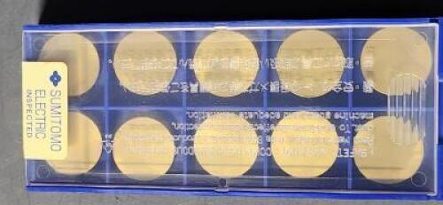 DESCRIPTION: (20) SOLID CARBIDE MILLING INSERTS BRAND/MODEL: SUMITOMO RGMN2004SN-S RETAIL$: 19.29 PER INSERT QTY: 20