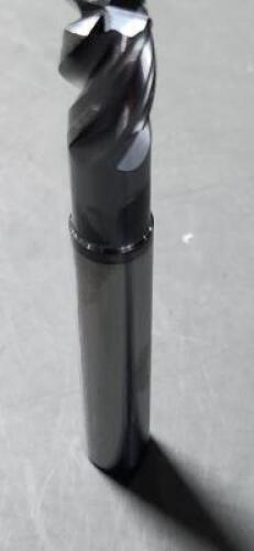 DESCRIPTION: (2) CARBIDE CORNER RADIUS ENDMILLS BRAND/MODEL: YG-1UGMF71916 SIZE: 3/8" .03 RAD 7/8" LOC RETAIL$: $41.48 EA QTY: 2
