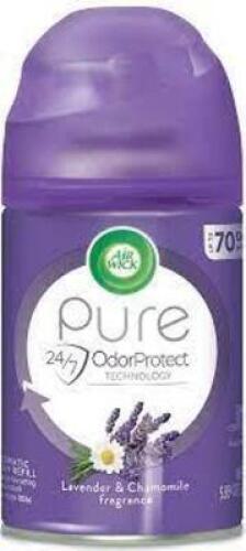 DESCRIPTION: (3) AIR FRESHNER BRAND/MODEL: AIR WICK PURE ODOR PROTECT INFORMATION: LAVENDER RETAIL$: $8.00 EA QTY: 3