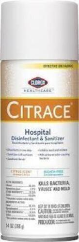 DESCRIPTION: (6) HOSPITAL DISINFECTANT AND SANITIZER BRAND/MODEL: CLOROX HEALTHCARE INFORMATION: CITRACE SIZE: 14 OZ RETAIL$: $13.85 EA QTY: 6