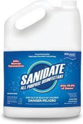 DESCRIPTION: (1) ALL PURPOSE DISINFECTANT BRAND/MODEL: SANIDATE SIZE: 1 GALLON RETAIL$: $50.00 EA QTY: 1