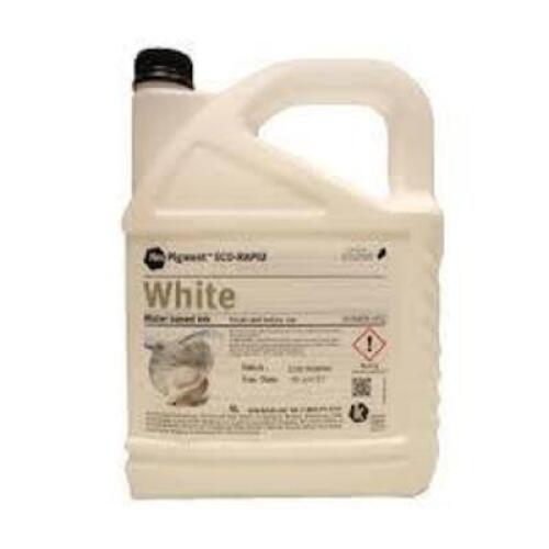DESCRIPTION: (2) WATER BASED INK BRAND/MODEL: NEO PIGMENT ECO RAPID INFORMATION: WHITE SIZE: 1 GALLON RETAIL$: $75.00 EA QTY: 2