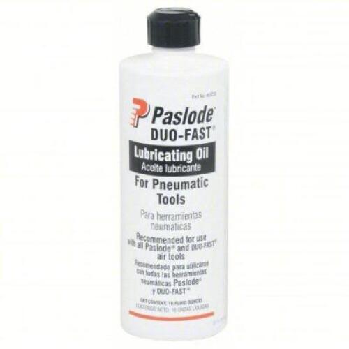 DESCRIPTION: (4) AIR TOOL OIL BRAND/MODEL: PASLODE #60RA57 SIZE: 16 OZ RETAIL$: $16.65 EA QTY: 4