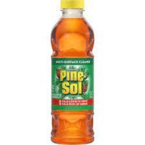 DESCRIPTION: (2) DISINFECTANT CLEANER BRAND/MODEL: PINE-SOL #22D027 INFORMATION: PINE SCENT SIZE: .5 GALLON RETAIL$: $9.87 EA QTY: 2