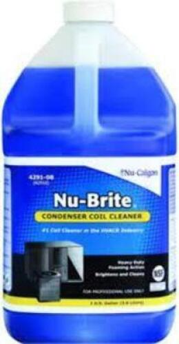 DESCRIPTION: (1) LIQUID CONDENSER COIL CLEANER BRAND/MODEL: NU-CALGON #1ANG9 SIZE: 1 GALLON RETAIL$: $35.70 QTY: 1