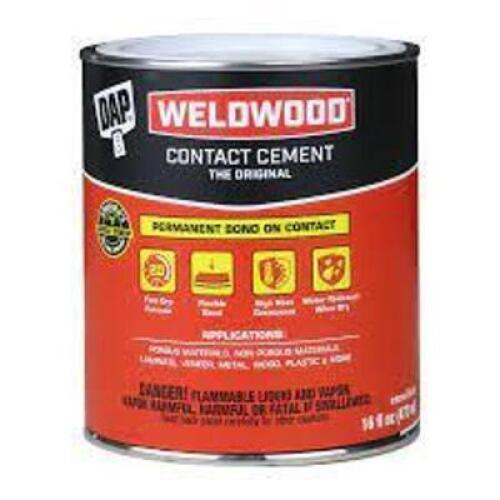DESCRIPTION: (2) CONTACT CEMENT BRAND/MODEL: WELDWOOD #10L520 SIZE: 1 GALLON RETAIL$: $19.91 EA QTY: 2