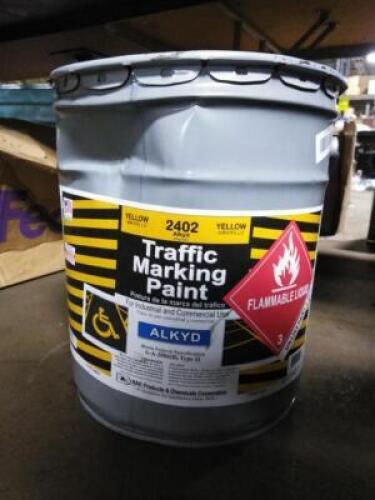 DESCRIPTION: (1) TRAFFIC ZONE MARKING PAINT BRAND/MODEL: RAE #3EHG2 INFORMATION: YELLOW SIZE: 5 GALLON RETAIL$: $343.45 EA QTY: 1