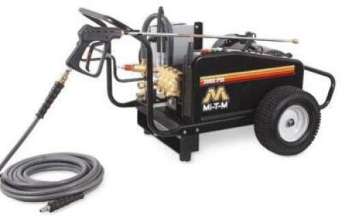 DESCRIPTION: (1) PRESSURE WASHER BRAND/MODEL: MI-T-M/CW-4004-1ME3 INFORMATION: 3.9GPM, COLD, 15HP, LOCATED ACROSS THE STREET AT SHAPIRO METAL SUPPLY,