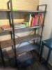 DESCRIPTION: 36" X 12" FIVE TIER MODERN STYLE BOOK SHELF. ADDITIONAL INFORMATION NO CONTENTS SIZE 36" X 12" X 72" LOCATION: UPSTAIRS QTY: 1