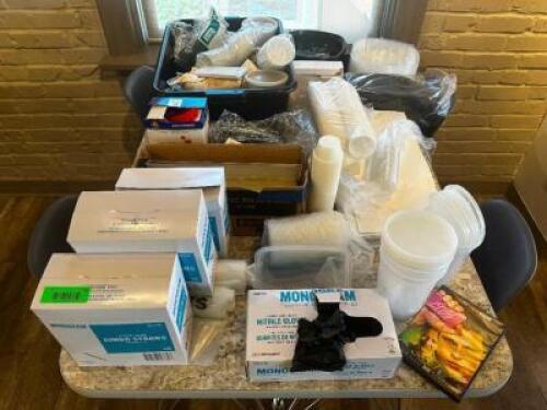 DESCRIPTION: (1) LOT OF ASSORTED PAPER PRODUCTS LOCATION: UPSTAIRS THIS LOT IS: ONE MONEY QTY: 1