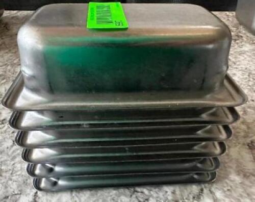 DESCRIPTION: (6) 1/9 SIZE STAINLESS INSERTS SIZE 2" DEEP LOCATION: MAIN FLOOR THIS LOT IS: SOLD BY THE PIECE QTY: 6