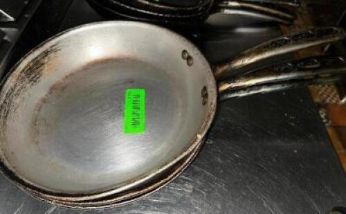 DESCRIPTION: (3) 10" SKILLETS SIZE 10" LOCATION: KITCHEN THIS LOT IS: SOLD BY THE PIECE QTY: 3