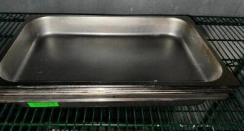 DESCRIPTION: (4) FULL SIZE STAINLESS INSERTS SIZE 2" DEEP LOCATION: KITCHEN THIS LOT IS: SOLD BY THE PIECE QTY: 4