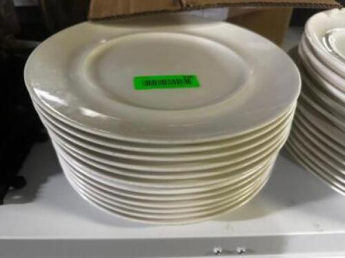 DESCRIPTION: (24) 11" CHINA PLATES LOCATION: BASEMENT THIS LOT IS: SOLD BY THE PIECE QTY: 24
