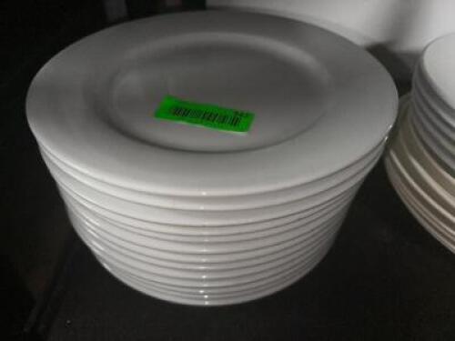 DESCRIPTION: (12) 11" CHINA PLATES LOCATION: BASEMENT THIS LOT IS: SOLD BY THE PIECE QTY: 12
