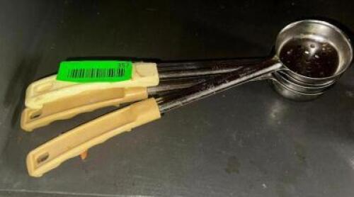 DESCRIPTION: (3) STAINLESS PORTION SERVERS LOCATION: BASEMENT THIS LOT IS: SOLD BY THE PIECE QTY: 3
