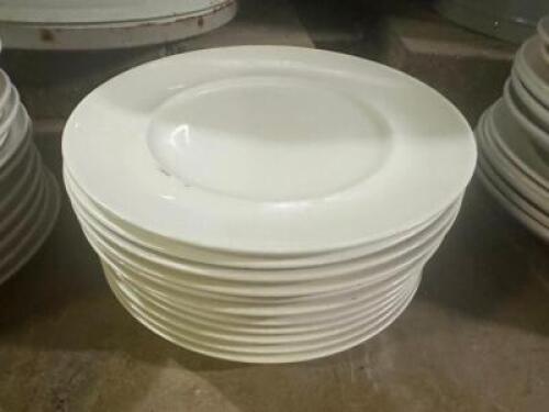 DESCRIPTION: (24) 11" CHINA PLATES LOCATION: BASEMENT THIS LOT IS: SOLD BY THE PIECE QTY: 24