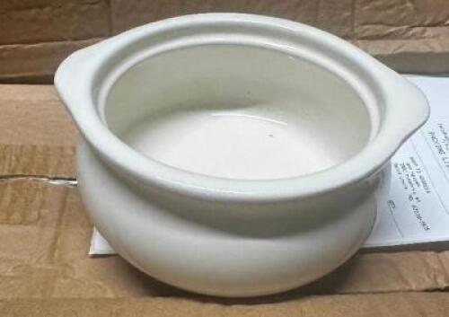 DESCRIPTION: (24) ACOPA 12 OZ ONION SOUP BOWLS BRAND / MODEL: ACOPA LOCATION: BASEMENT THIS LOT IS: SOLD BY THE PIECE QTY: 24