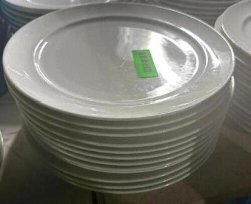 DESCRIPTION: (24) 11" CHINA PLATES SIZE 11" LOCATION: BASEMENT THIS LOT IS: SOLD BY THE PIECE QTY: 24