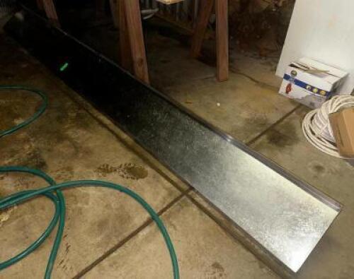 DESCRIPTION: 12' X 12" STAINLESS WALL SHELF WITH BRACKETS LOCATION: BASEMENT QTY: 1