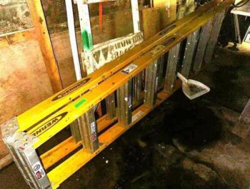 DESCRIPTION: WERNER 8' FIBERGLASS LADDER SIZE 8' LOCATION: BASEMENT QTY: 1